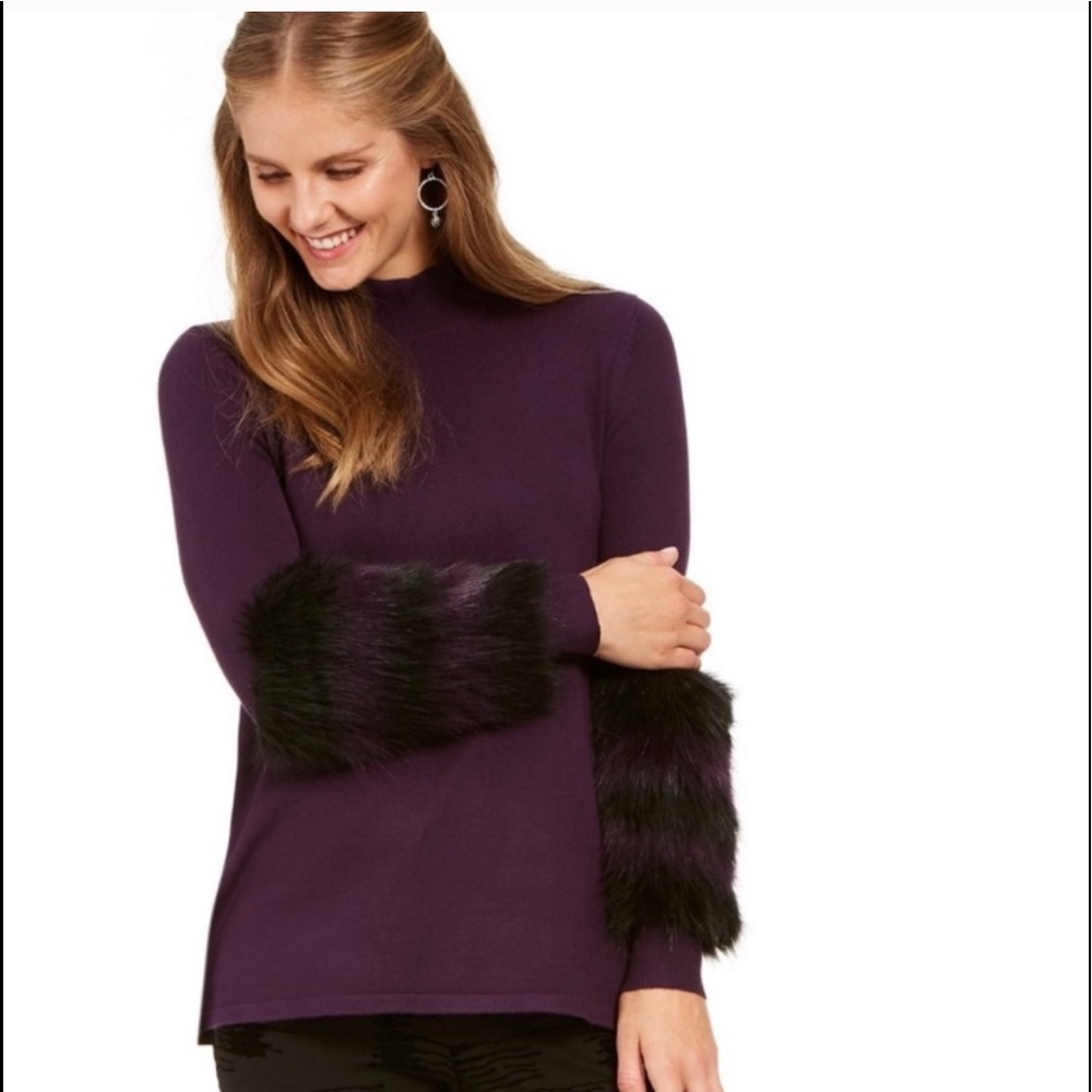 Alfani Purple Sweater